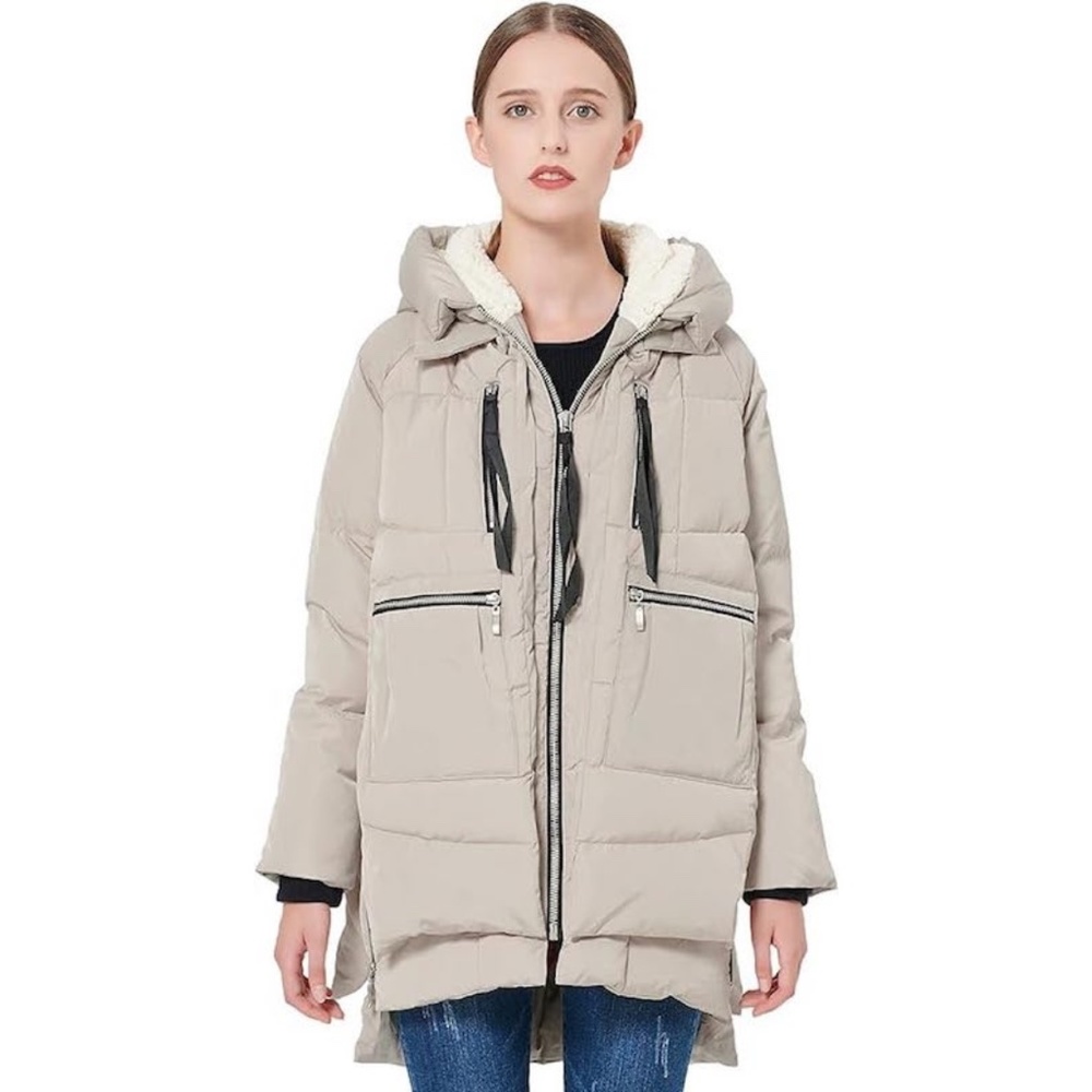 Orolay Women's Down Jacket In Beige Size Small